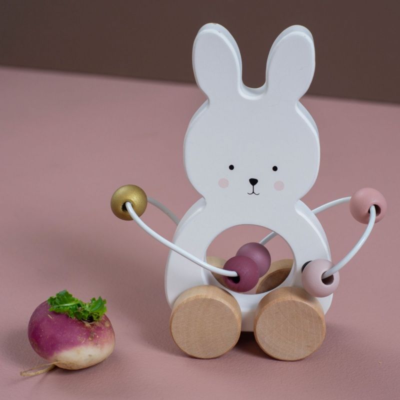 Image d'ambiance de présentation du produit Boulier lapin à tirer - Jabadabado